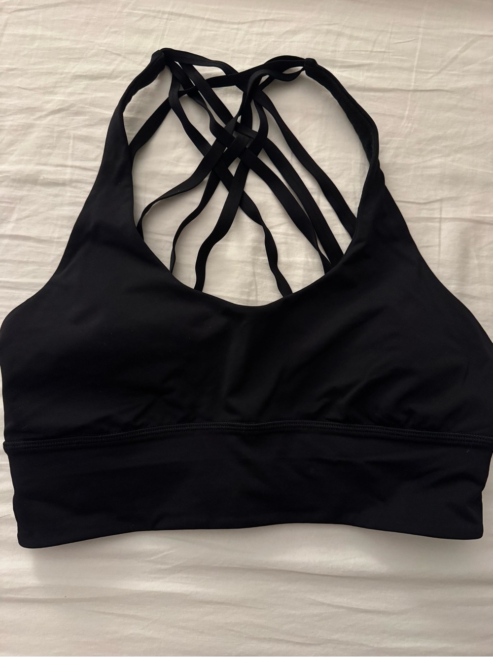 Lululemon Black Sports Bra size 8